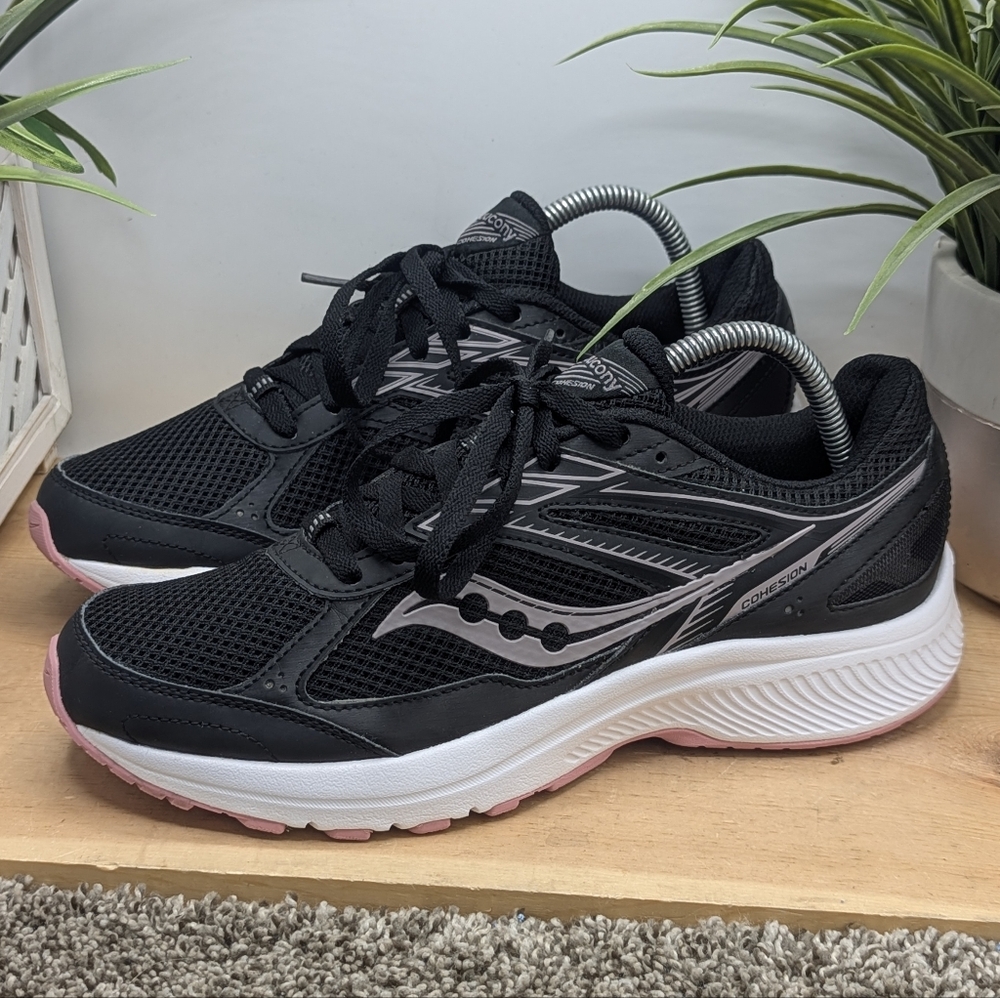 Saucony Cohesion 14 Gray Women's Size 9.5 Casual Comfort Shoes ***** Exell. Cond